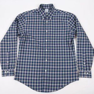 BROOKS BROTHERS Men's Medium Regent Green Shirt